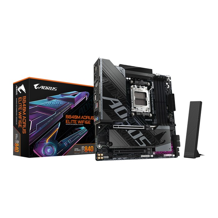 Gigabyte B840M Elite WIFI6E (B840,AM5,mATX,DDR5)
