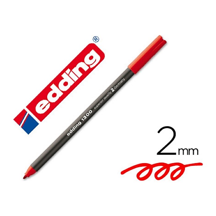 edding 1300 Filzstifte rot, 10 St.