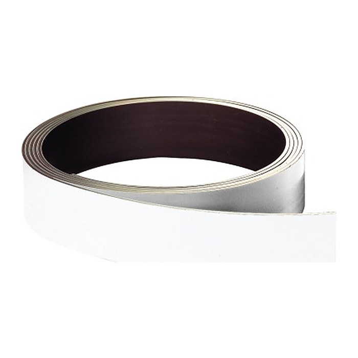 FRANKEN Magnetband weiß 1,0 cm x 10,0 m, 1 St.