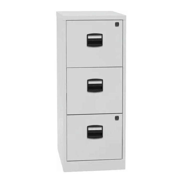 BISLEY Home PFA 3 Hängeregistraturschrank lichtgrau 3 Schubladen 41,3 x 40,0 x 101,5 cm, 1 St.