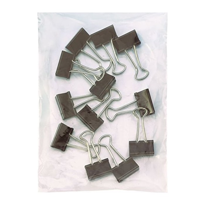 WEDO Klemmer Foldback 25 mm in 12er SB-Packung