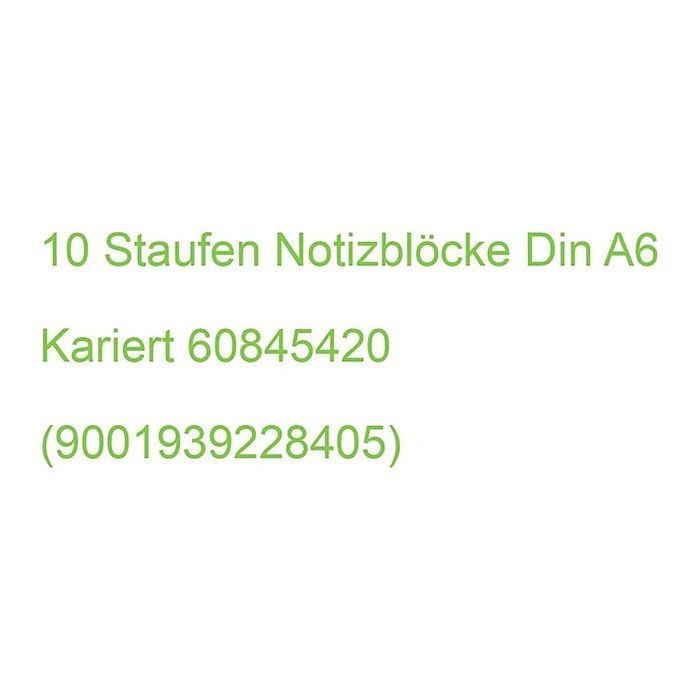 Ursus® Notizblöcke DIN A6 kariert, 10 Blöcke