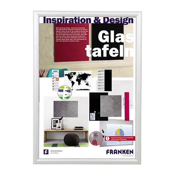 FRANKEN  Klapprahmen Security silber 45,1 x 62,5 cm, 1 St.