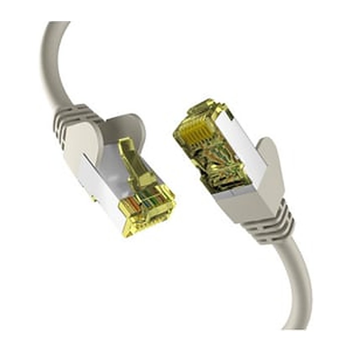 EFB RJ45 Patchkabel S/FTP Cat.6a PIMF 0.25m grau