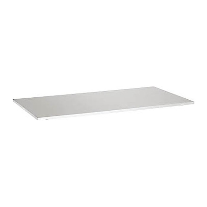 SODEMATUB Tischplatte lichtgrau rechteckig 120,0 x 80,0 x 2,5 cm
