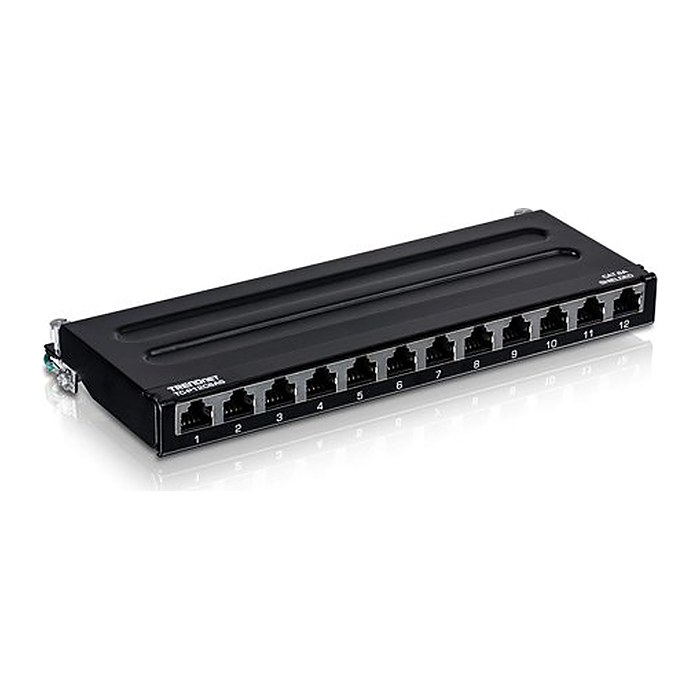 TRENDnet Patchpanel 12-Port Cat6A geschirmt Wall Mount