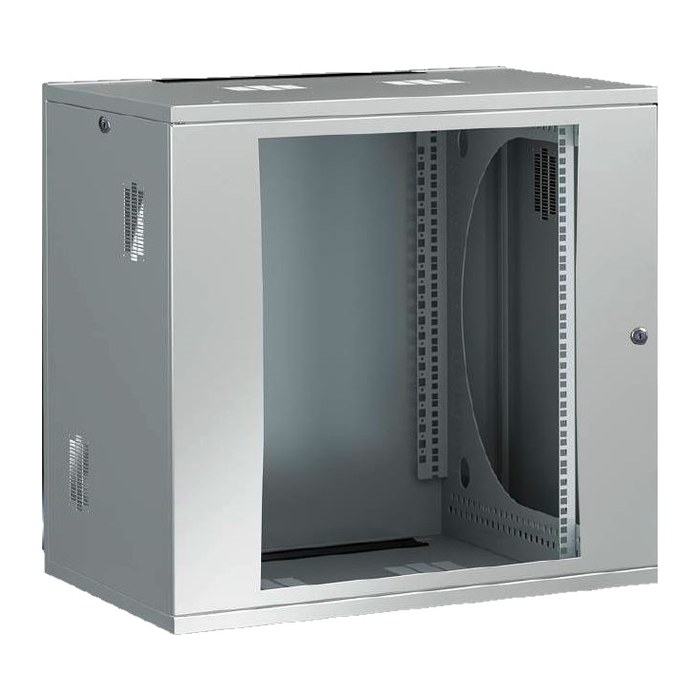 Rittal FlatBox DK 12HE Bxt 600x600mm grau 19" Montagerahmen