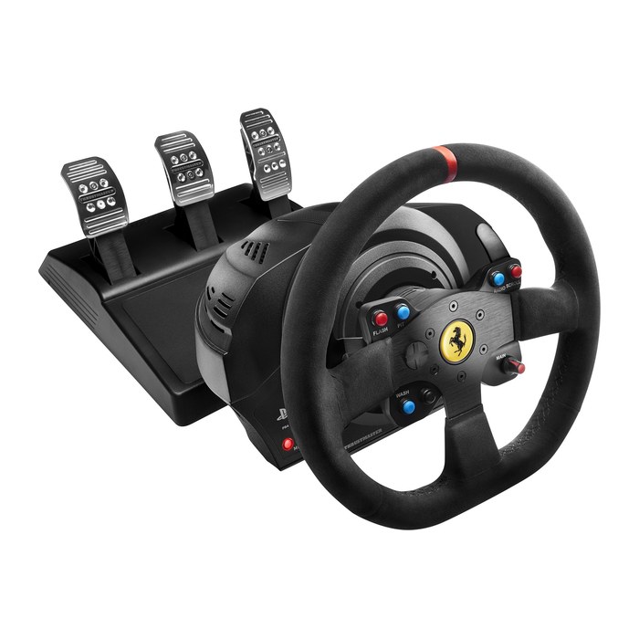THRUSTMASTER T300 Ferrari Integral Alcantara Edition Lenkrad- und Pedale-Set