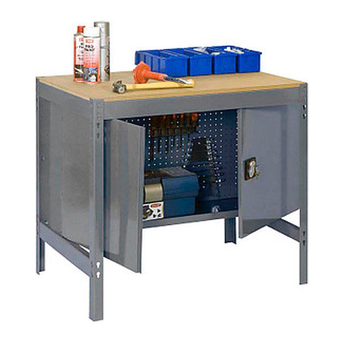 Simonrack Werkbank SIMONWORK BT0 grau 121,0 x 61,0 x 84,2 cm