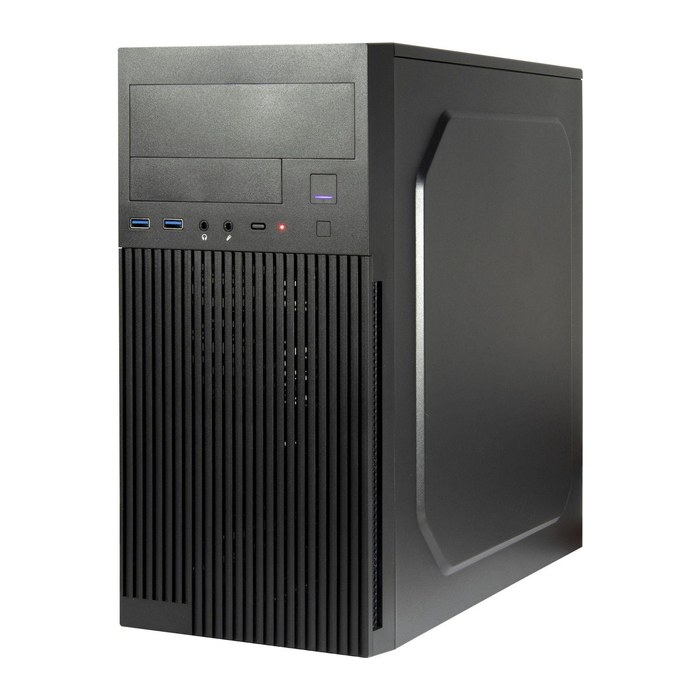 Inter-Tech Geh IT-6521 black Micro-Tower 2xUSB 3.2 Gen 1