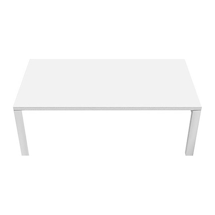 meet powered by PAPERFLOW Beistelltisch rechteckig Spanplatte weiß 114,0 x 60,0 x 40,0 cm, 1 St.