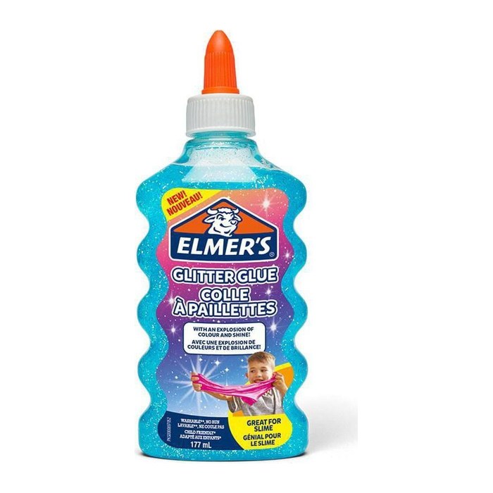 Elmers Glitzerkleber Blau 177ml