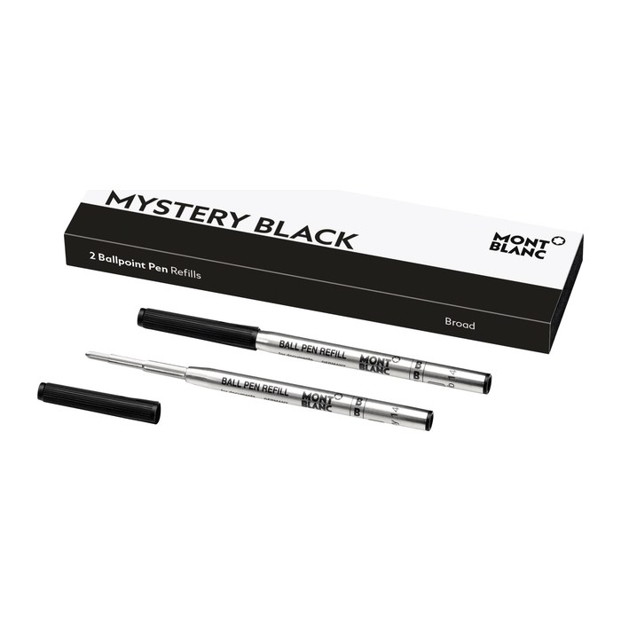 MONTBLANC Mystery Black Kugelschreibermine B schwarz, 2 St.