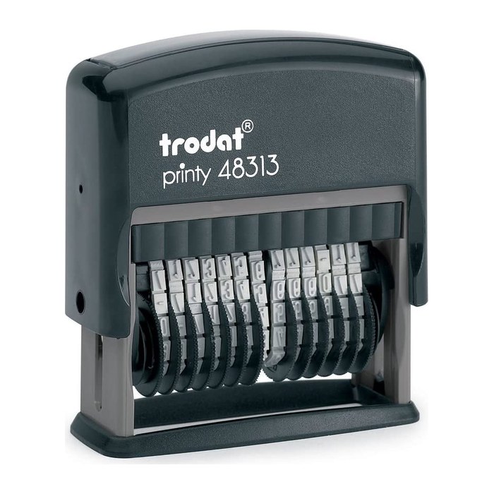 trodat Ziffernstempel Printy schw+Kissen schw 48313