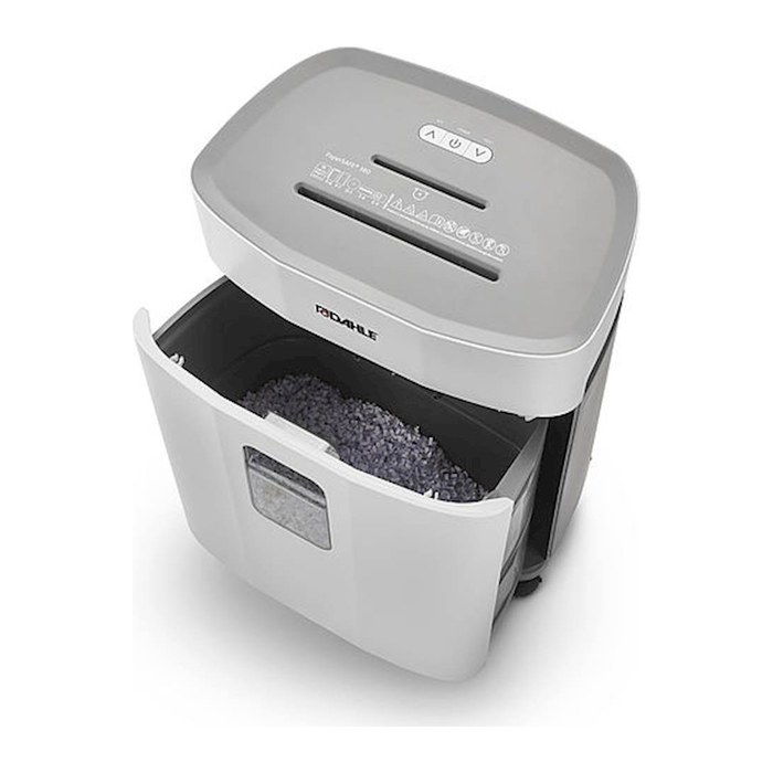 AKTION: DAHLE PaperSAFE 380 Aktenvernichter mit Partikelschnitt P-4, 4 x 12 mm, bis 15 Blatt, lichtgrau mit 40 Euro CashBack