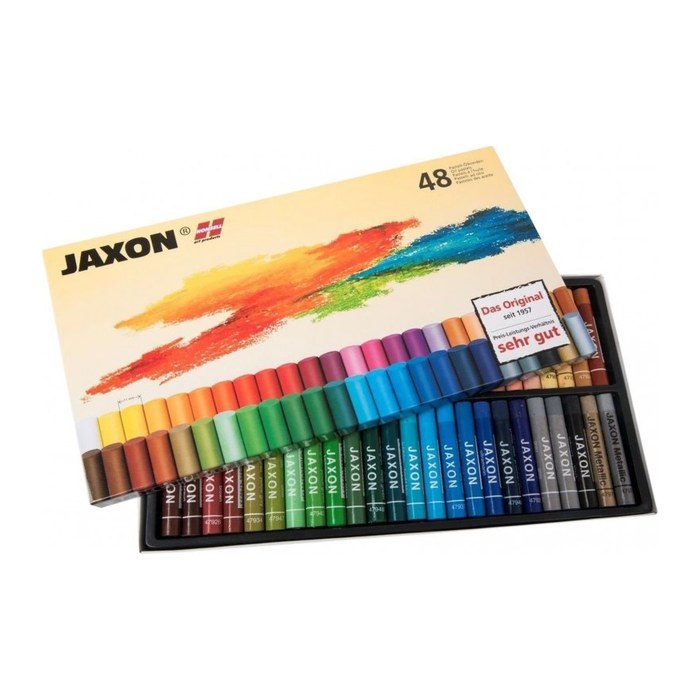 JAXON 47448 Ölkreide farbsortiert 48 St.