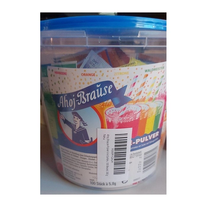 Ahoj-Brause Ahoj BRAUSE-PULVER Brause 100 St./580,0 g, 100 St.