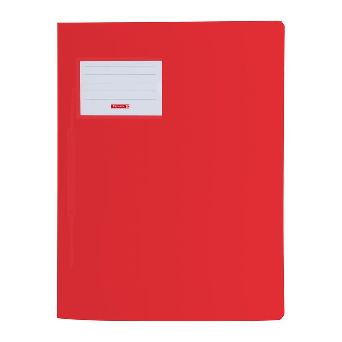 BRUNNEN Schnellhefter FACT!pp Kunststoff rot transluzent DIN A4, 1 St.
