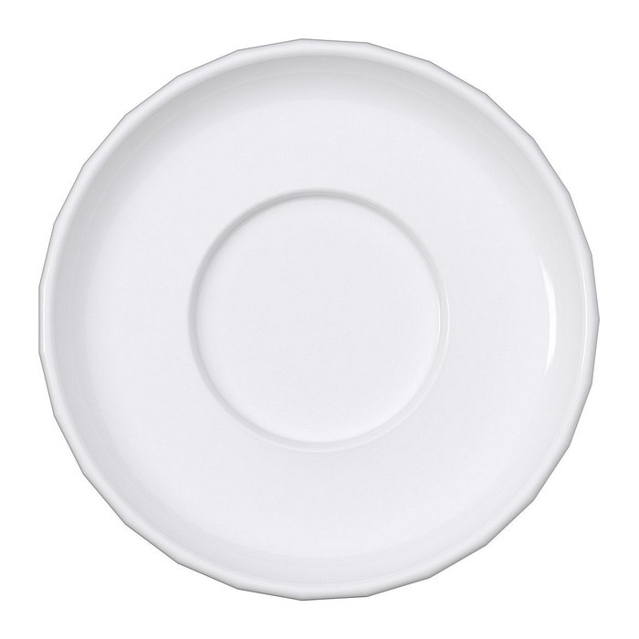 BAUSCHER Untertassen EDGE weiß Ø 13,0 cm, 12 St.