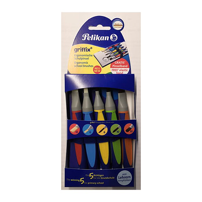 Pelikan griffix Pinsel-Set Größe 6, 10, 12, 6-teilig