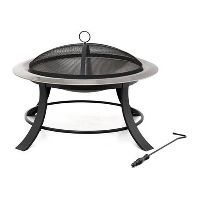 tepro Feuerschale Silver City schwarz