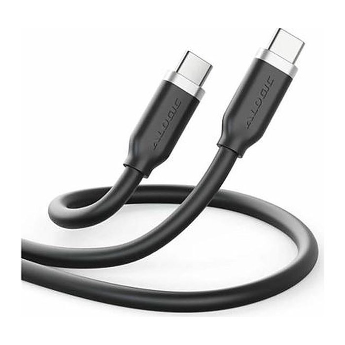 Alogic USB C Adapterkabel Elements Typ C 5A/240W 1m schwarz