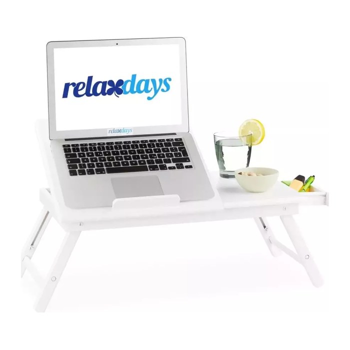 relaxdays Laptop-Betttablett weiß