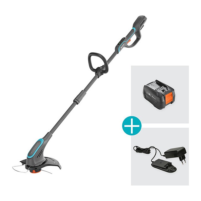 GARDENA PowerTrim 30/18V Akku-Rasentrimmer 18,0 V, mit 1 Akku
