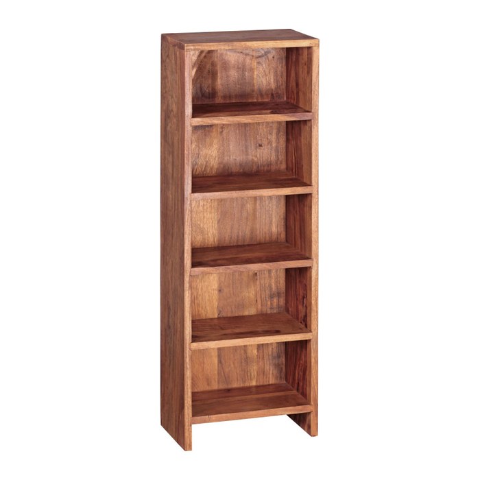 WOHNLING Bücherregal sheesham 30,0 x 17,0 x 90,0 cm, 1 St.