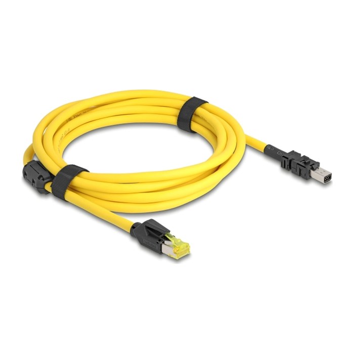 DELOCK Kabel RJ45 Stecker Cat.6 zu Mini I/O8 Pin D-Form Typ2