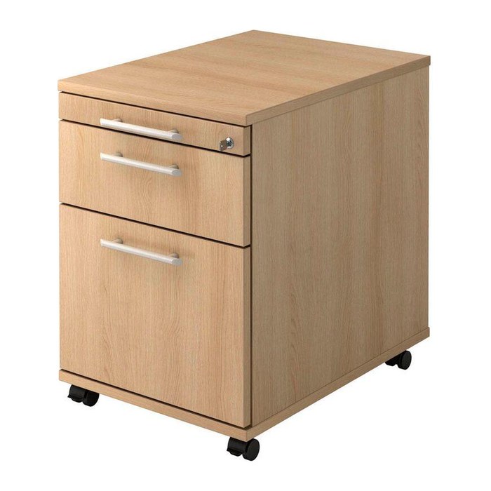 HAMMERBACHER AC20 Rollcontainer eiche 3 Auszüge 42,8 x 58,0 x 59,0 cm