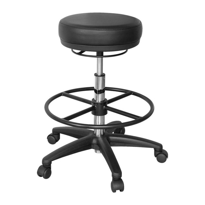 AMSTYLE Sitz- & Stehhocker SPM1.278 schwarz Kunstleder, 1 St.