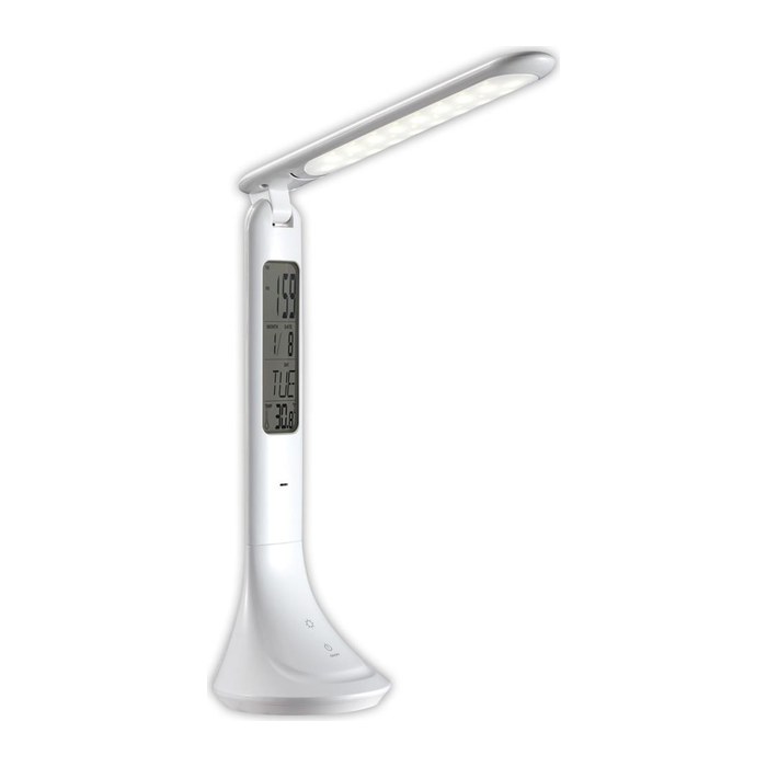 Avide LED Tischleuchte Kalender Weiß 5W