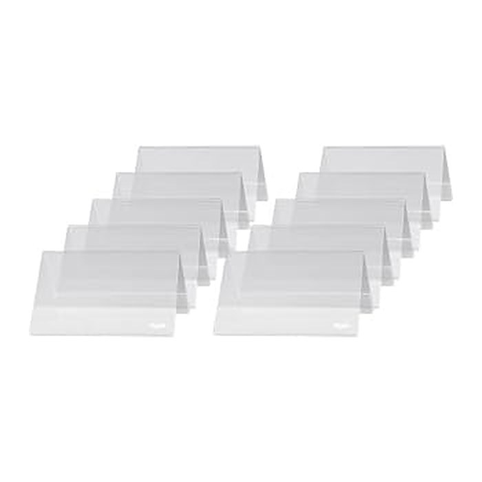 SIGEL Tischaufsteller 10,0 x 6,0 cm beidseitig, 10 St.
