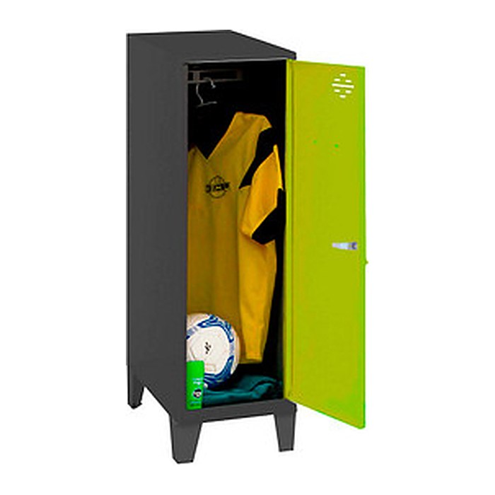 Simonrack Spind SIMONLOCKER DISM SINGLE anthrazit, grün 8425437120367, 1 Schließfach 30,0 x 50,0 x 101,5 cm