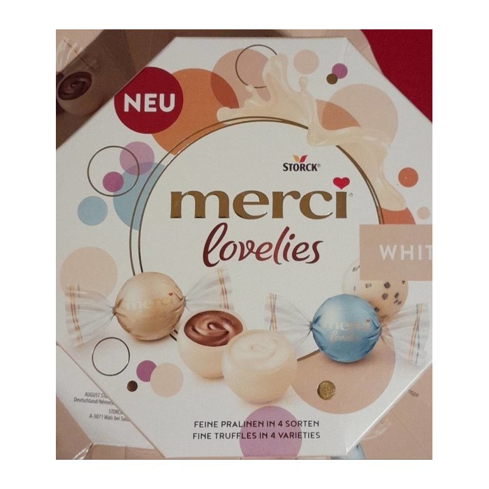 merci® lovelies White Pralinen 13St./185,0 g, 1 Pack