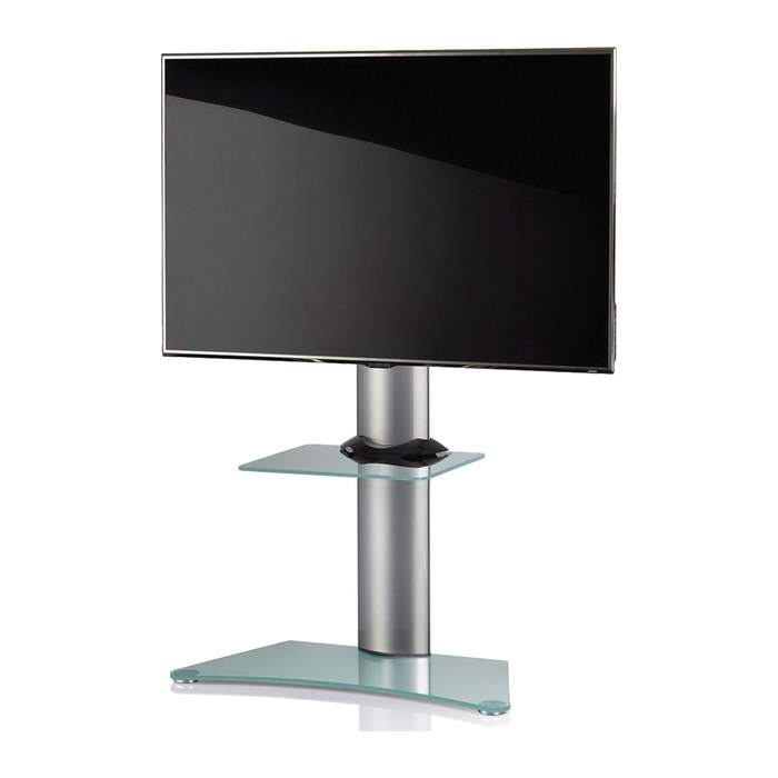 VCM my media TV-Ständer Zental silber, mattglas
