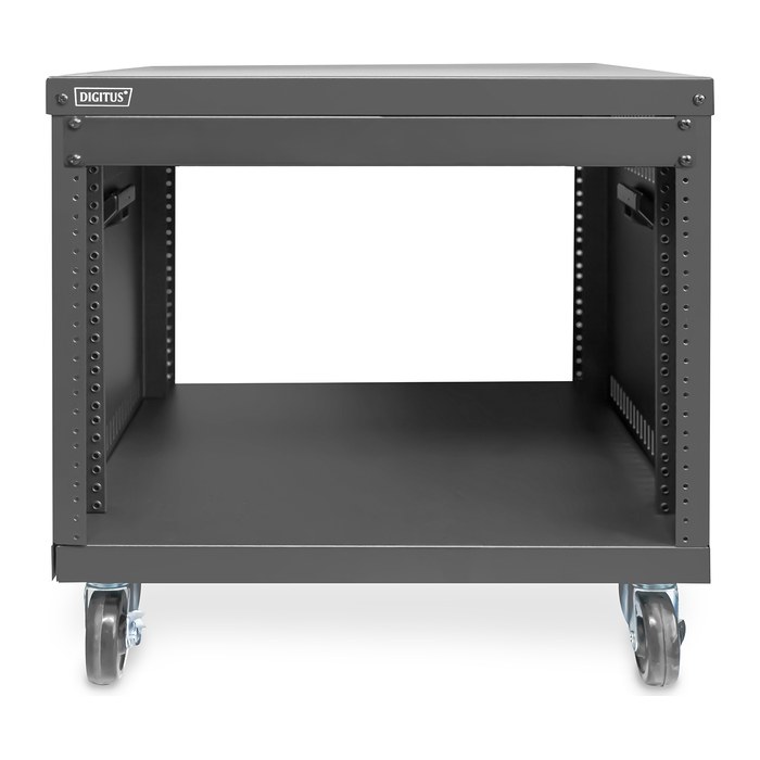 DIGITUS Universal 19-Zoll Equipment Rack mit Rollen, 8HE