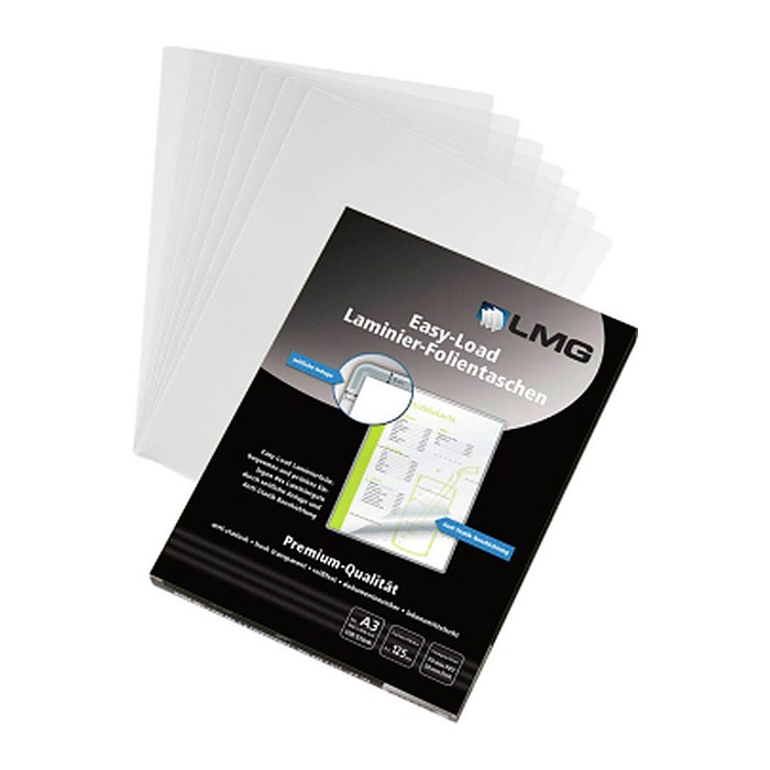LMG Laminierfolien Easy Load glänzend für A3 125 micron, 100 St.
