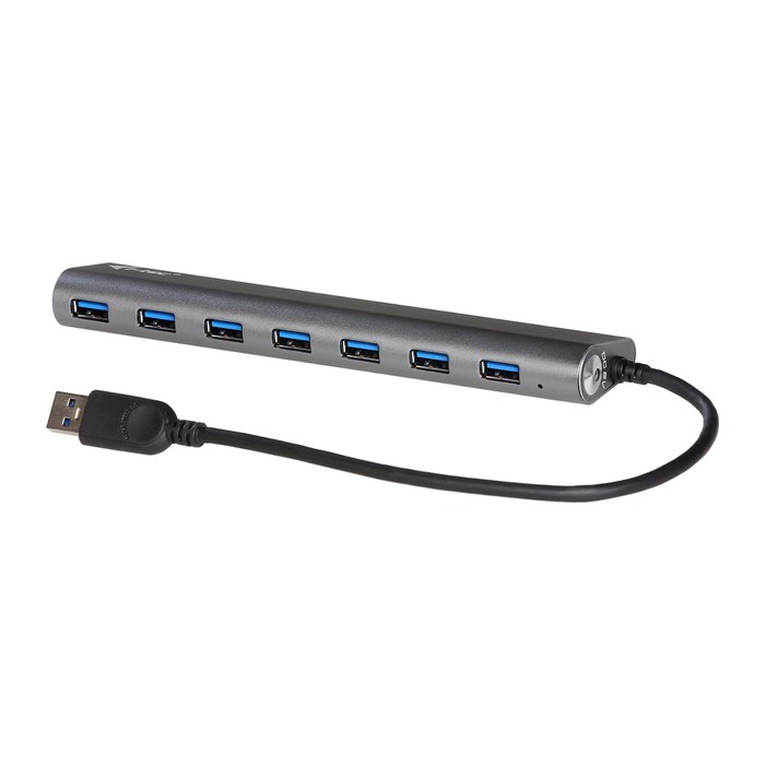 i-tec® USB-Hub METAL Series 7-fach silber