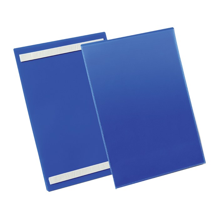 DURABLE Etikettentaschen blau A5, 50 St.