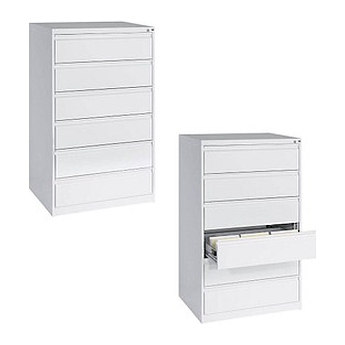 CP Acurado Karteischrank verkehrsweiß 6 Schubladen 78,7 x 59,0 x 135,7 cm, 1 St.