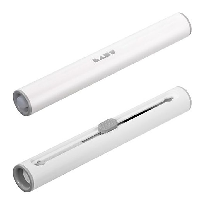 LAUT KLEAN White Earbuds and mobile device cleaning pen