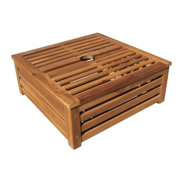 Garden Pleasure Sonnenschirmständer-Verkleidung TAYLOR 985168 braun, Holz