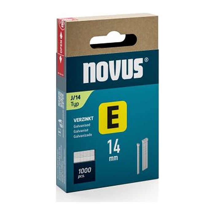 novus Tackerklammern Nägel 14 mm, 1.000 St.