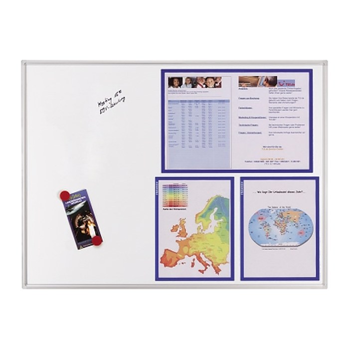 FRANKEN Whiteboard ECO 180,0 x 90,0 cm weiß lackierter Stahl