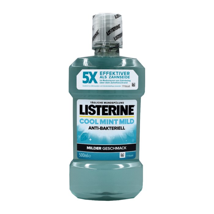 LISTERINE® COOL MINT MILD ANTI-BAKTERIELL Mundspülung 500 ml