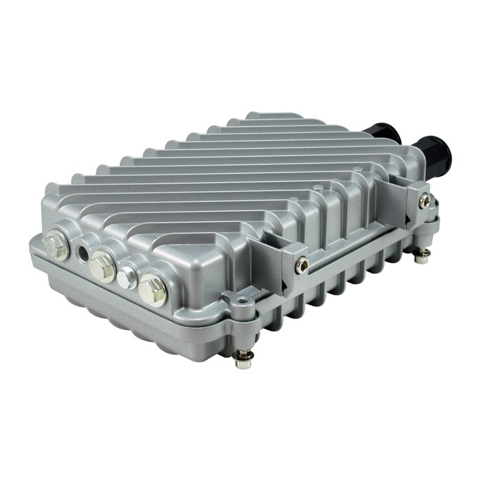 LevelOne PoE Repeater Cascadable 2xFE PoE IP66 silber