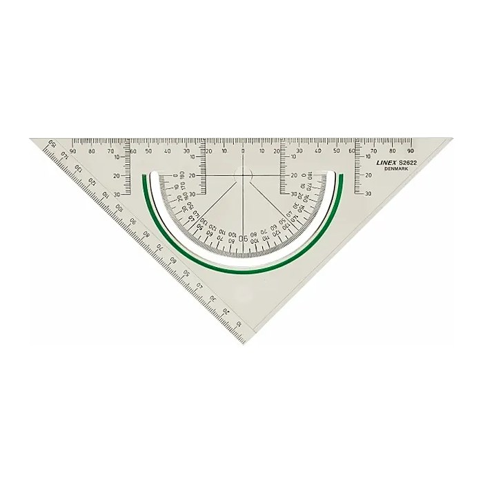 LINEX Super Serie Geo-Dreieck Kunststoff 225 cm Hypotenuse