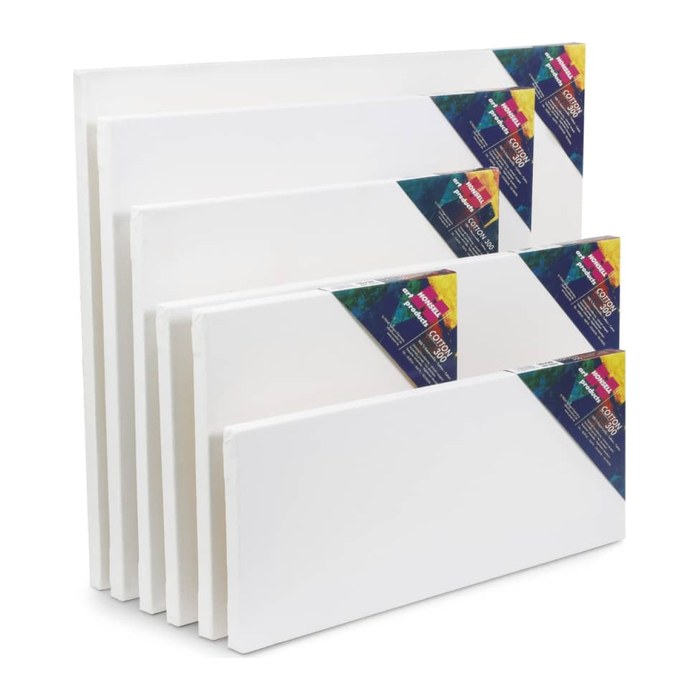 HONSELL art products Keilrahmen Cotton 300 quadratisch weiß 30,0 x 30,0 cm, 1 St.